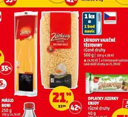 Penny Market Zátkovy vaječné těstoviny nabídka