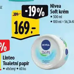 Albert Nivea soft krém nabídka
