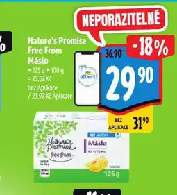 Albert Free from máslo nabídka