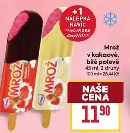 Billa Mrož v kakaové, bílé polevě nabídka