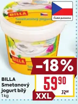 Billa BILLA Smetanový jogurt bílý nabídka