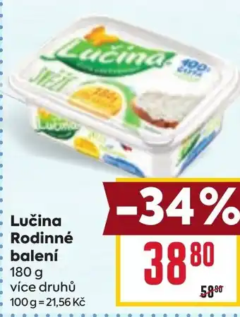 Billa Lučina Rodinné balení nabídka