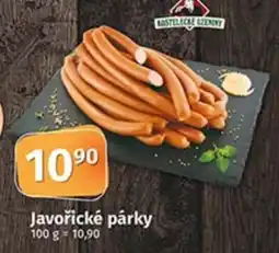 COOP TIP Javořické párky nabídka