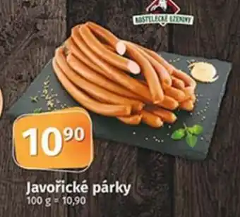 COOP TIP Javořické párky nabídka