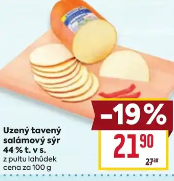 Billa Uzený tavený salámový sýr 44% t.v s. nabídka