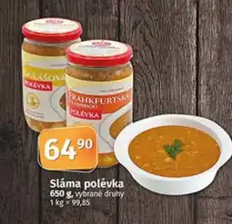 COOP TIP Sláma polévka nabídka