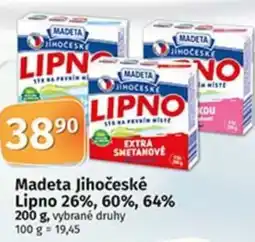 COOP TIP Madeta Jihočeské Lipno nabídka
