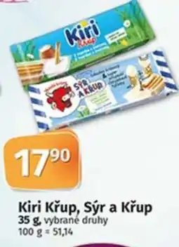 COOP TIP Kiri Křup, Sýr a křup nabídka