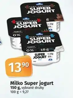 COOP TIP Milko Super jogurt nabídka