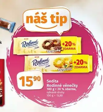 COOP TIP Sedita Rodinné věnečky nabídka