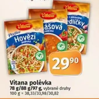 COOP TIP Vitana polévka nabídka