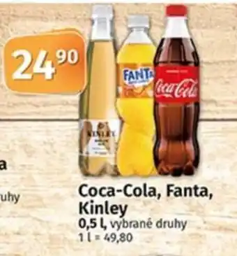 COOP TIP Coca-Cola, Fanta, Kinley nabídka