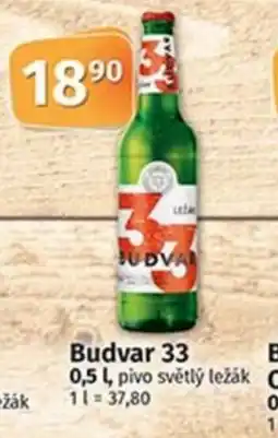 COOP TIP Budvar 33 nabídka