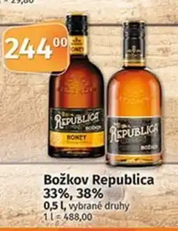 Božkov Republica 33%, 38`%