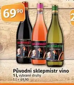 Původní sklepmistr víno