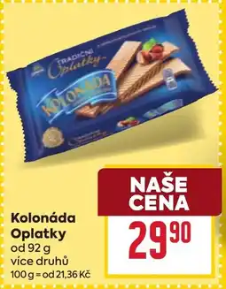 Billa Kolonáda Oplatky nabídka