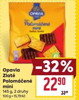 Billa Opavia Zlaté Polomáčené mini nabídka