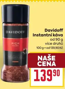Billa Davidoff Instantní káva nabídka