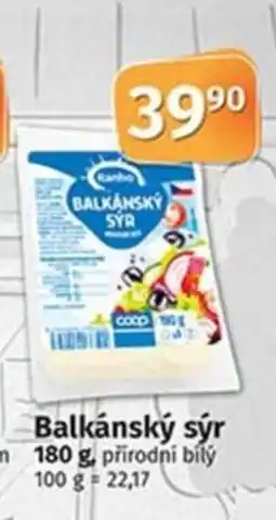 COOP TIP Balkánský sýr nabídka