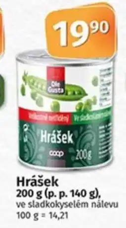 COOP TIP Hrášek nabídka