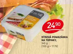 Flop SÝROVÁ POMAZÁNKA NA TOPINKY nabídka
