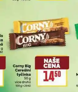 Billa Corny big cereální tyčinka nabídka