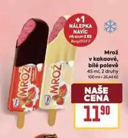 Billa Mrož zmrzlina nabídka
