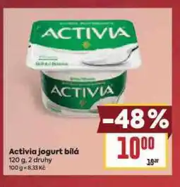 Billa Activia jogurt nabídka