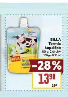 Billa Termix kapsička nabídka