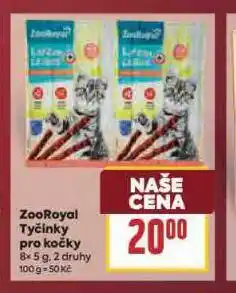 Billa Zooroyal tyčinky pro kočky nabídka