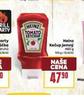 Billa Heinz kečup nabídka