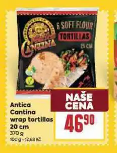 Billa Antica cantina wrap nabídka
