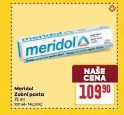 Billa Meridol zubní pasta nabídka