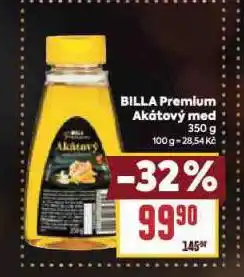 Billa Akátový med nabídka