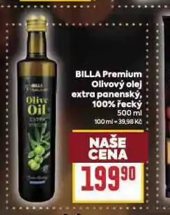 Billa Olivový olej extra panenský nabídka