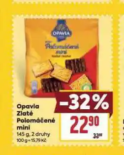 Billa Opavia zlaté polomáčené nabídka