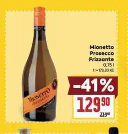 Billa Mionetto prosecco frizzante nabídka