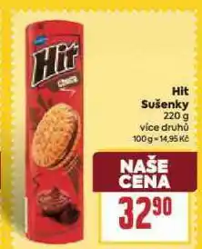 Billa Hit sušenky nabídka