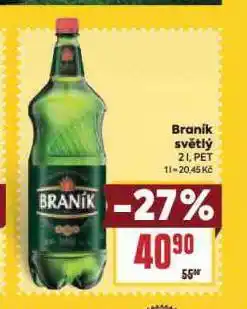 Billa Pivo braník nabídka