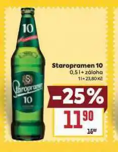Billa Pivo staropramen nabídka