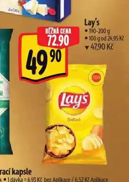 Albert Lay's chipsy nabídka