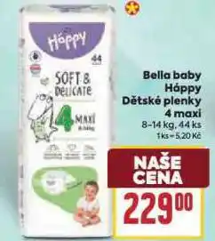 Billa Háppy dětské pleny nabídka