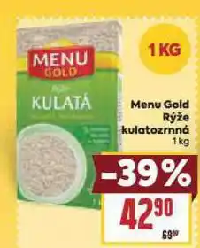 Billa Menu gold rýže nabídka