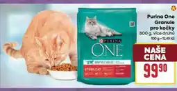 Billa Purina one granule pro kočky nabídka