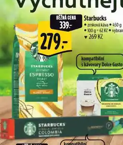 Albert Starbucks káva nabídka