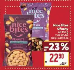 Billa Nice bites ořechy nabídka