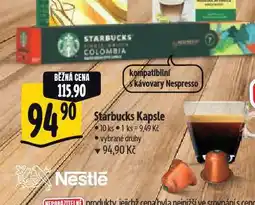 Albert Starbucks kávové kapsle nabídka