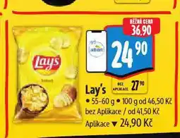 Albert Lay's chipsy nabídka