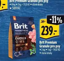 Albert Brit granule pro psy nabídka