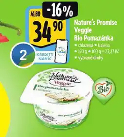 Albert Veggie bio pomazánka nabídka